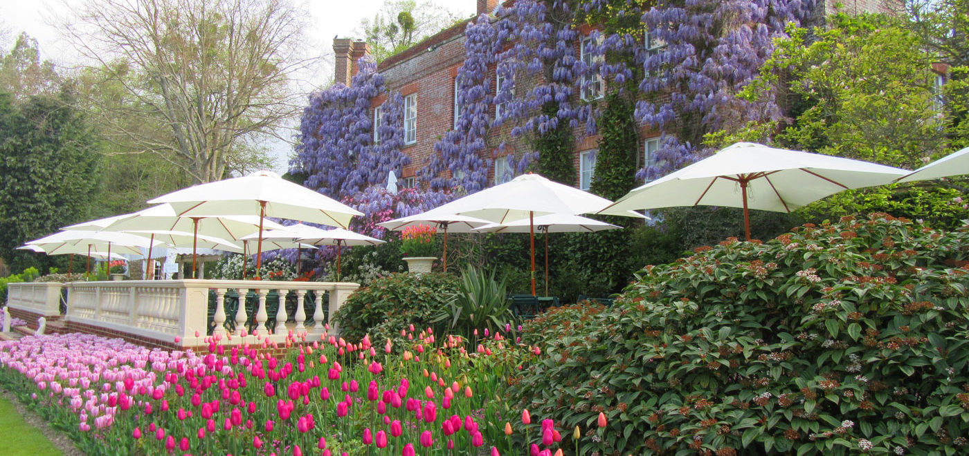 PASHLEY MANOR GARDENS Tulips, Wisteria And New Balustrading By Kate Wilson